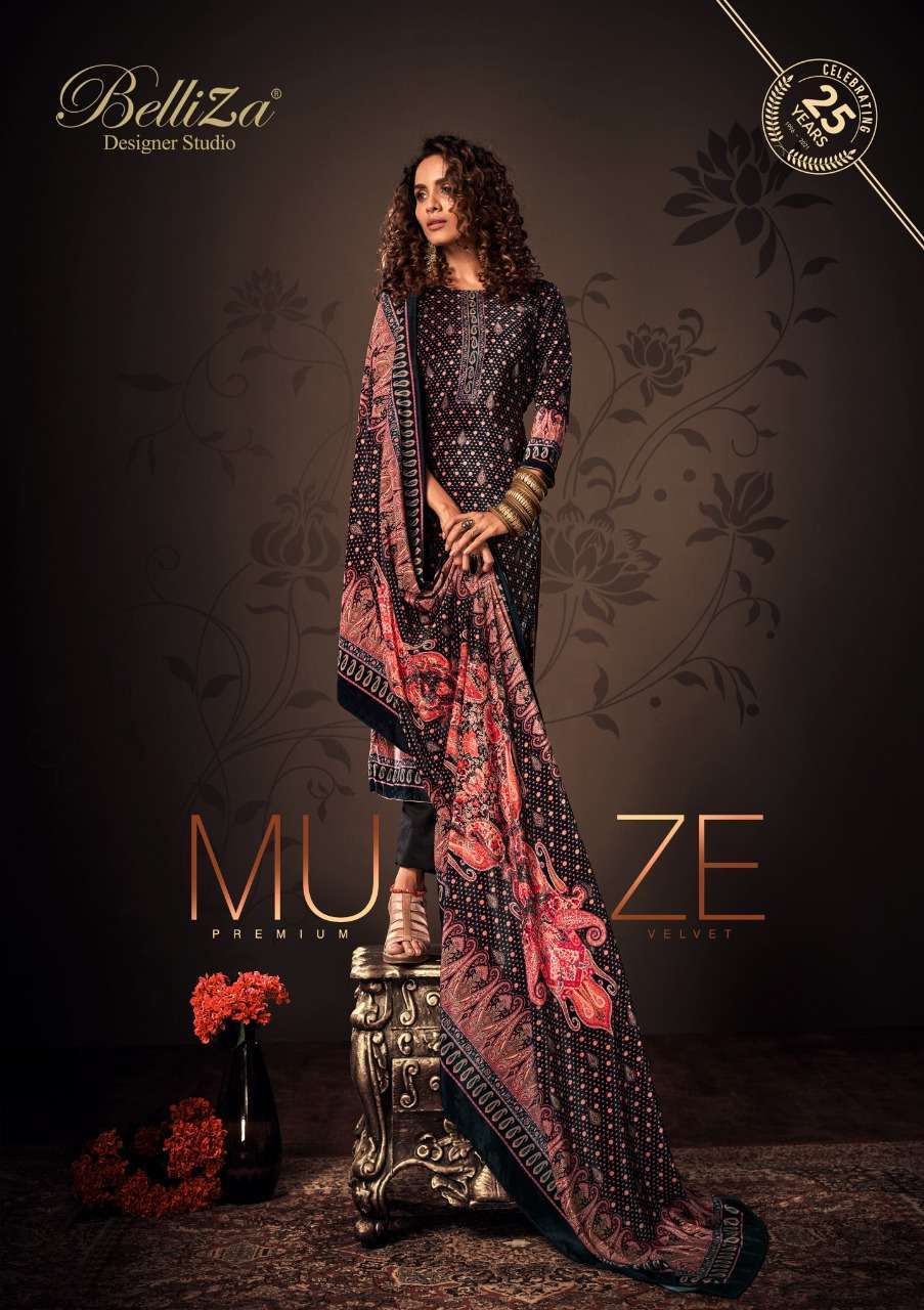 Belliza Muze Exclusive Velvet Salwar Suit Collection Dealer