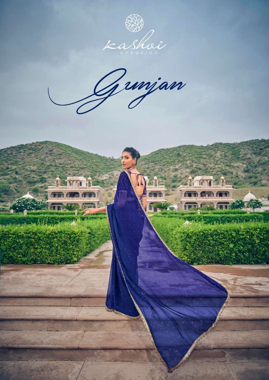 Kashvi Gunjan Designer Georgette Saree Collection in surat