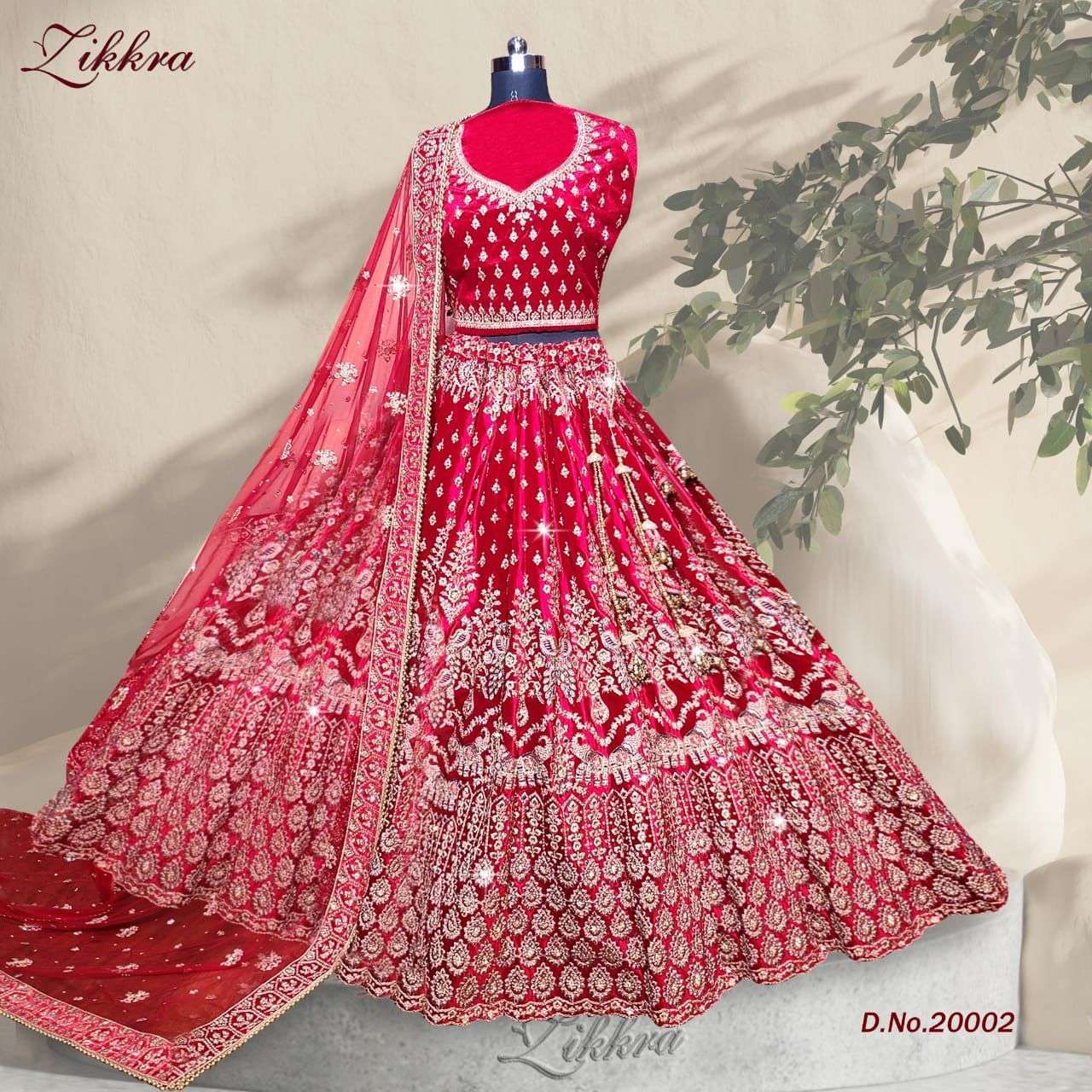 Red Bridal Lehenga By Heer Boutique | Bridal lehenga red, Bridal lehenga,  Bridal dress design