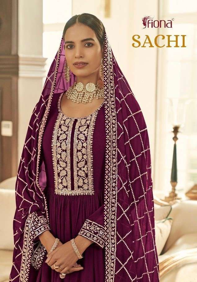 GHAZAL BY FIONA 23061 TO 23067 SERIES CHINON FULL STICHED SALWAR SUITS