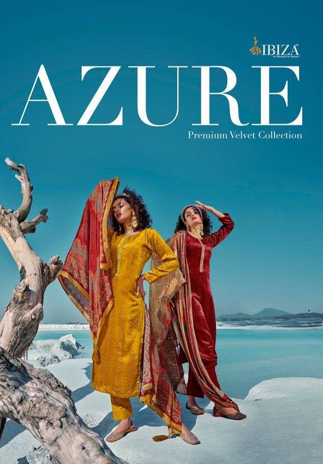 Ibiza Azure Designer Velvet Brasso Salwar Suit New Collection in surat
