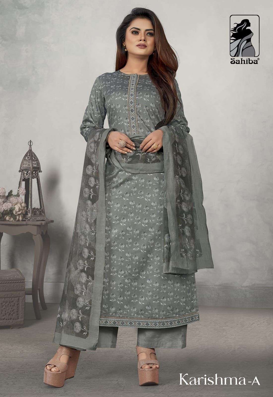Sahiba Karishma Fancy Ladies Cotton Suit Collection Wholesaler