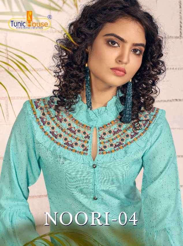 Tunic House Noori Vol 4 Rayon Short Western Tops Collection in surat