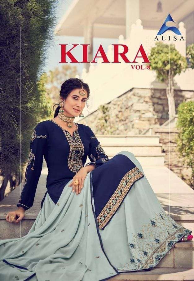 Alisa Kiara Vol 8 Designer Lehenga Style Salwar Suit Collection Wholesaler