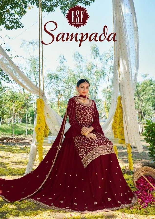 RSF Sampada Designer Peplum Salwar Suit New Collection Wholesale 