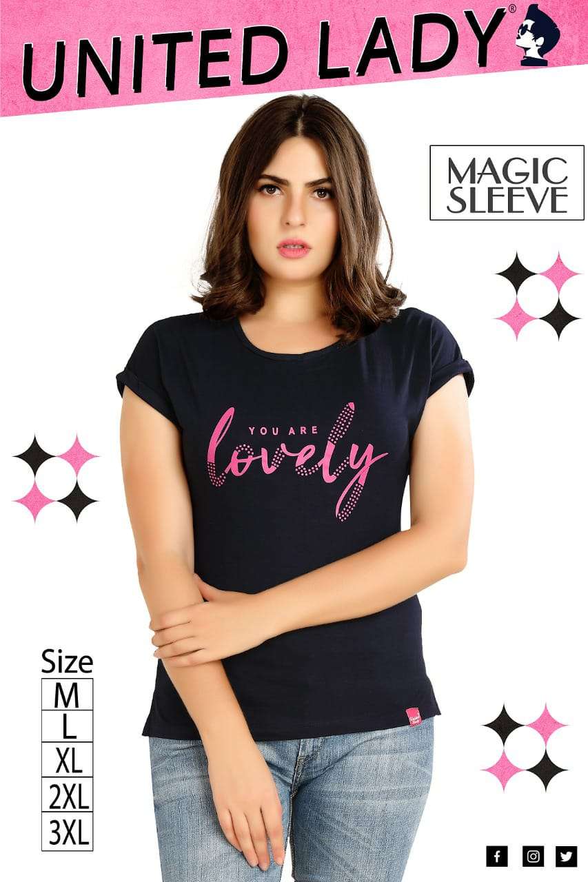 United Lady Magic Sleeve T-Shirt Collection Delaer