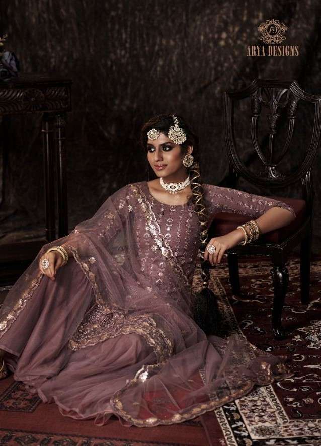 Arya Designs Noorani Vol 4 Party Wear Sharara Gharara Dress Collection in surat