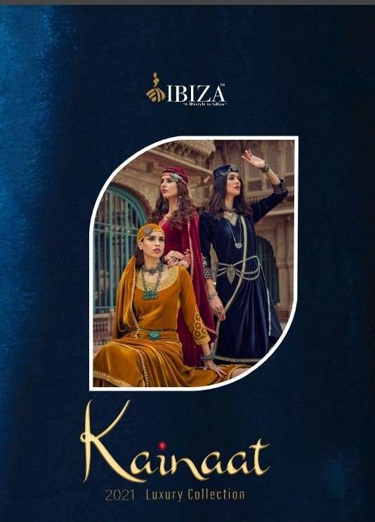 Ibiza Kainaat Velvet Designer Salwar Suit New Collection in surat