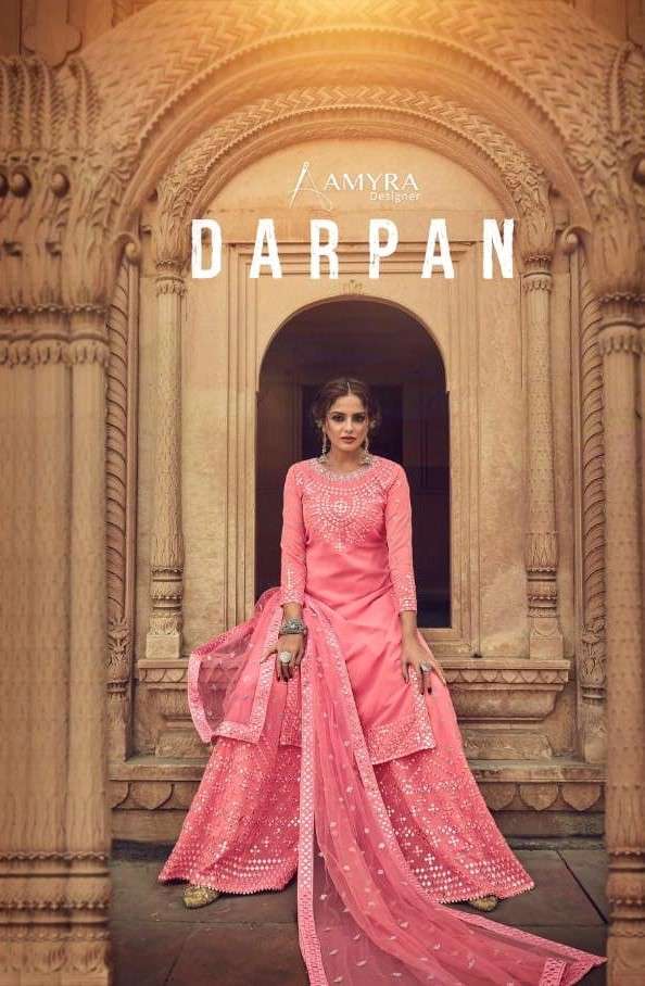 Amyra Designer Darpan Party Wear Sharara Suit Latest Collection in surat