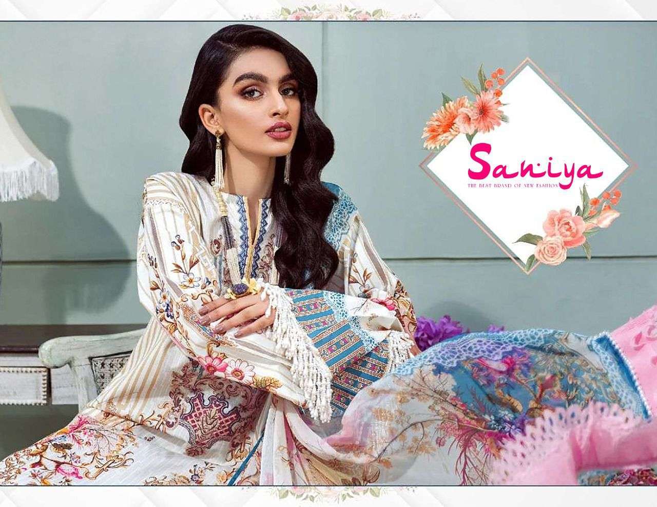 Apana Cotton Saniya Vol 7 Printed Karachi Suit Collection in surat