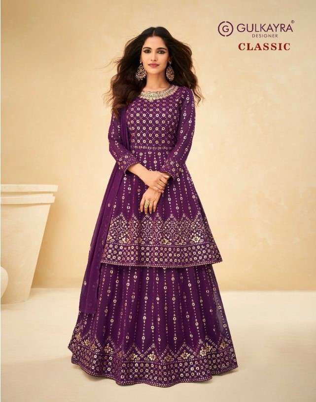 Gulkayra Classic Designer Ready To Wear Skirt Style Dress Collection in surat