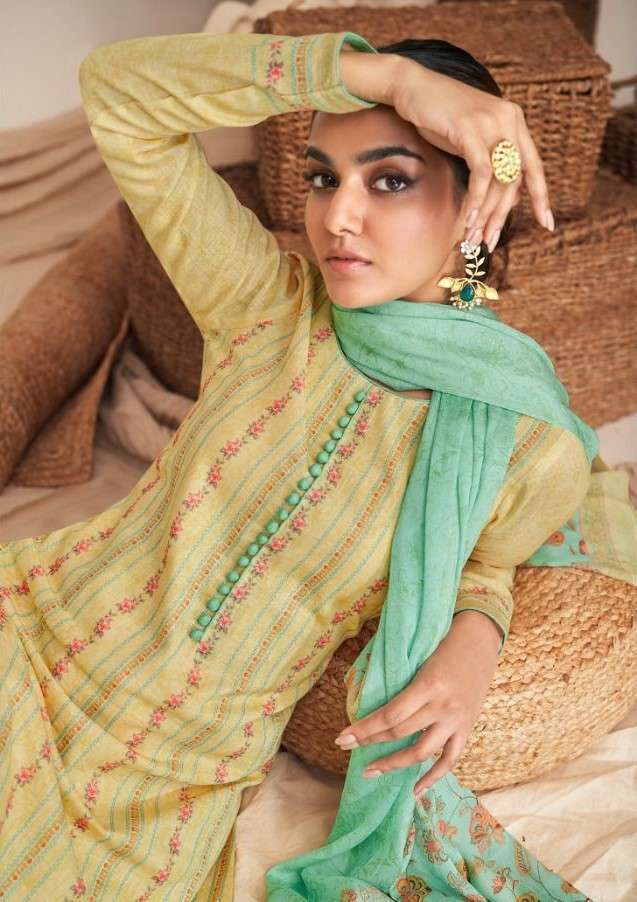 Designer Karachi Suit at best price in Surat by M k int | ID: 7065490612