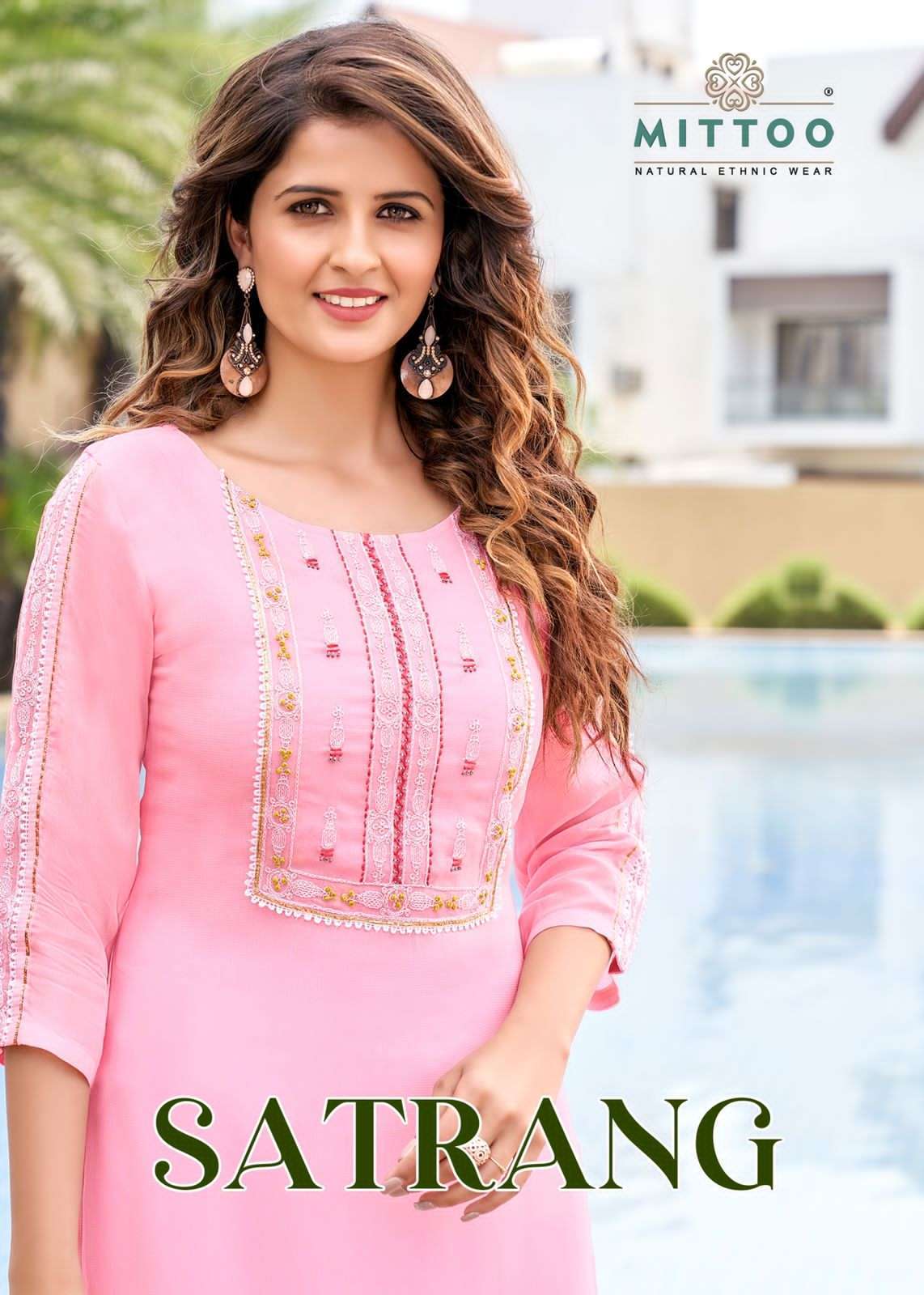 Mittoo Satrang Fancy Georgette Straight Kurti Collection in surat