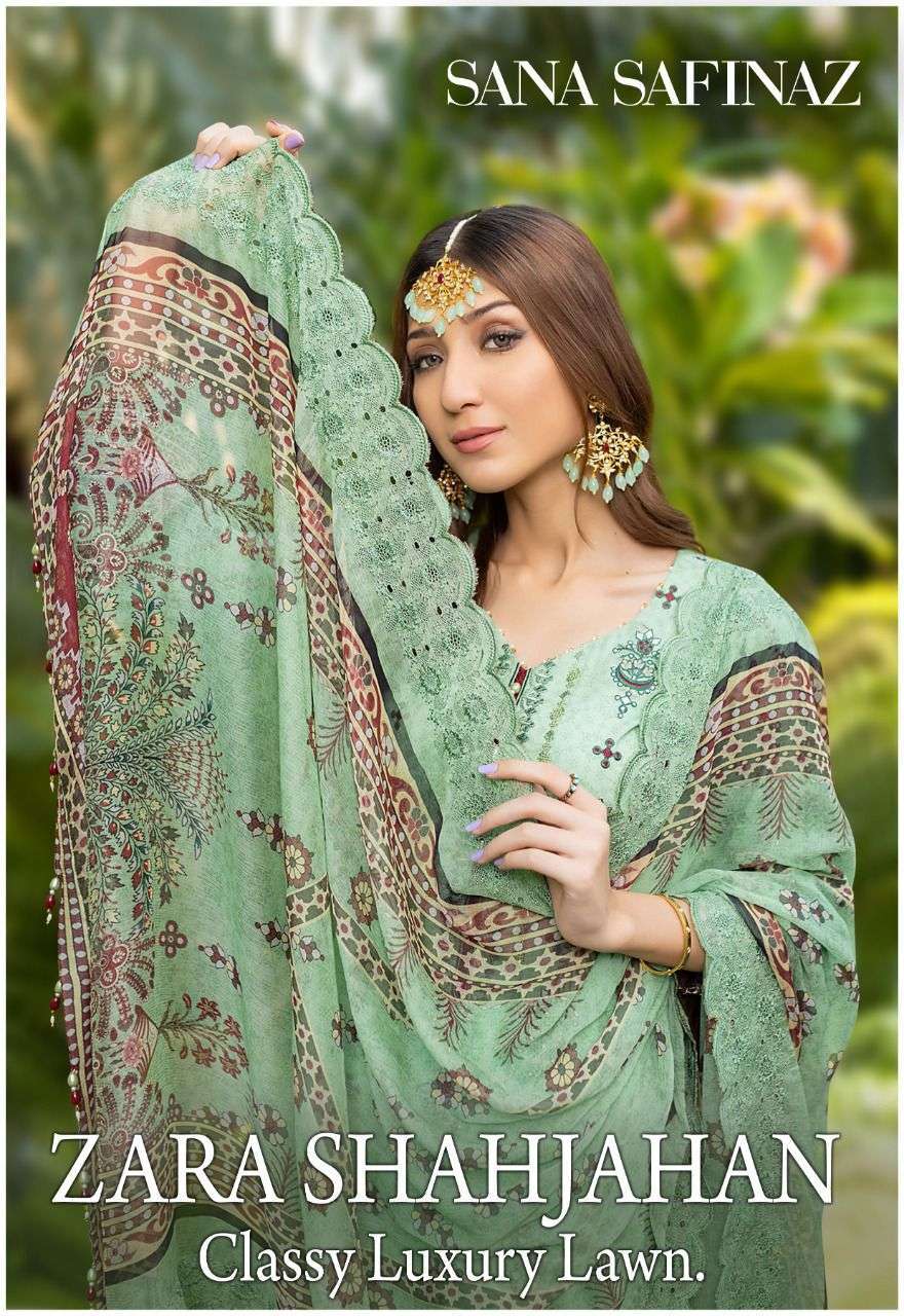 Sana Safinaz Zara Shahjahan Fancy Printed Karachi Suit Collection in surat