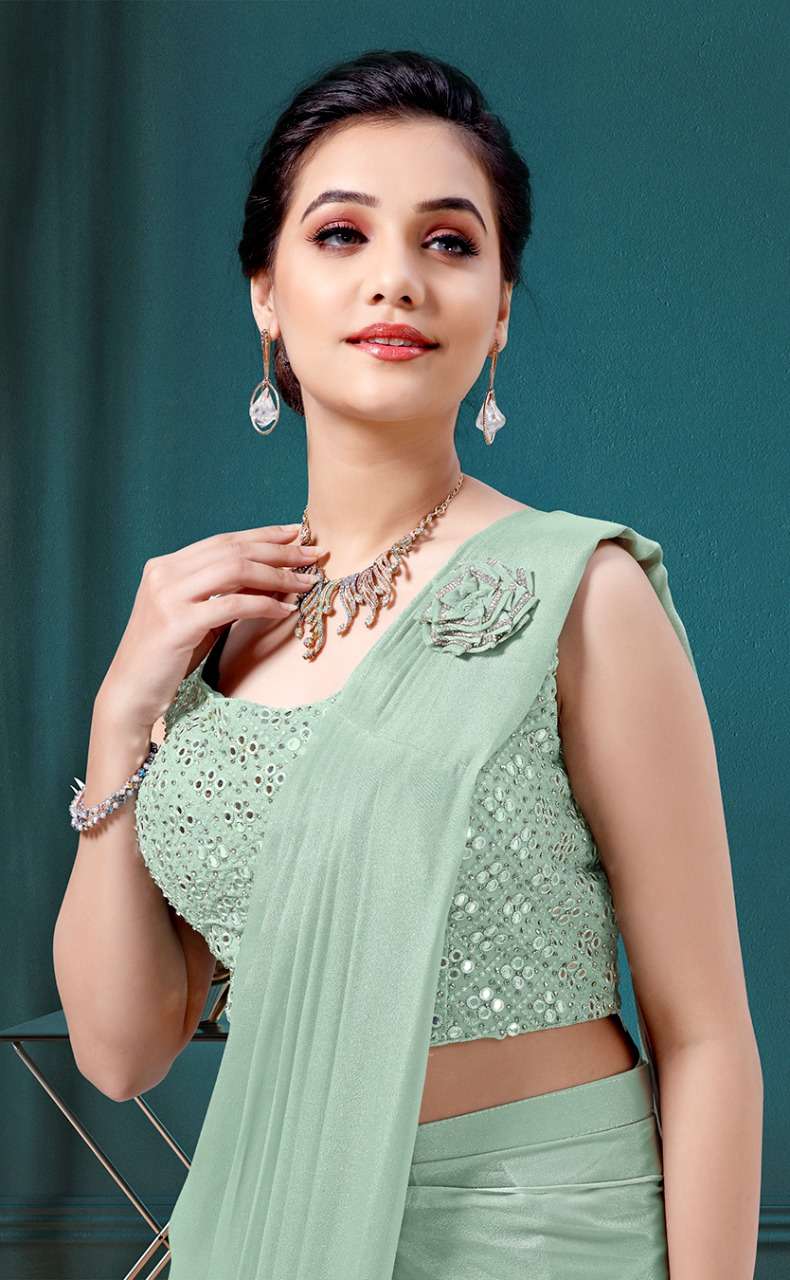 1015696 by Amoha fashion ready to wear saree 