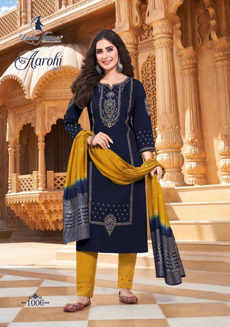 Ladies Flavour By Aarohi Vol-7 Casual Wear Kurtis Collection