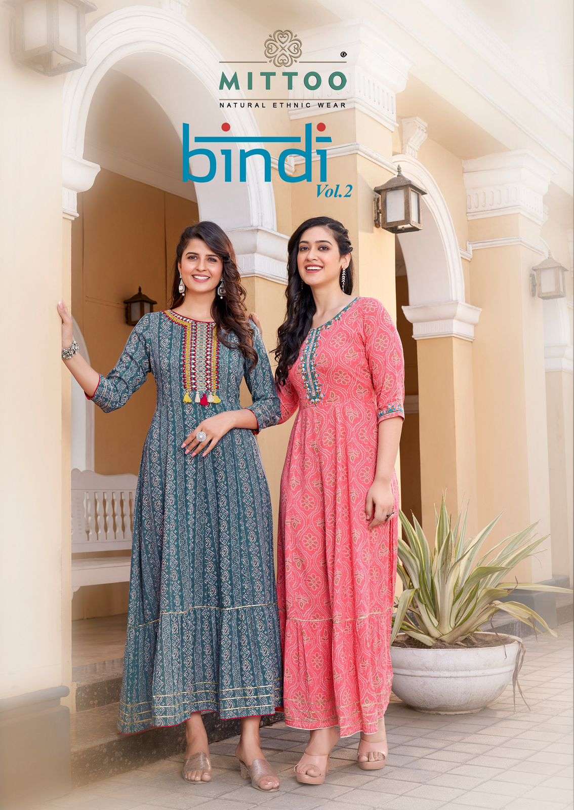 Mittoo Bindi Vol-2 Wedding Wear Printed Kurti Catalogue Wholeseller