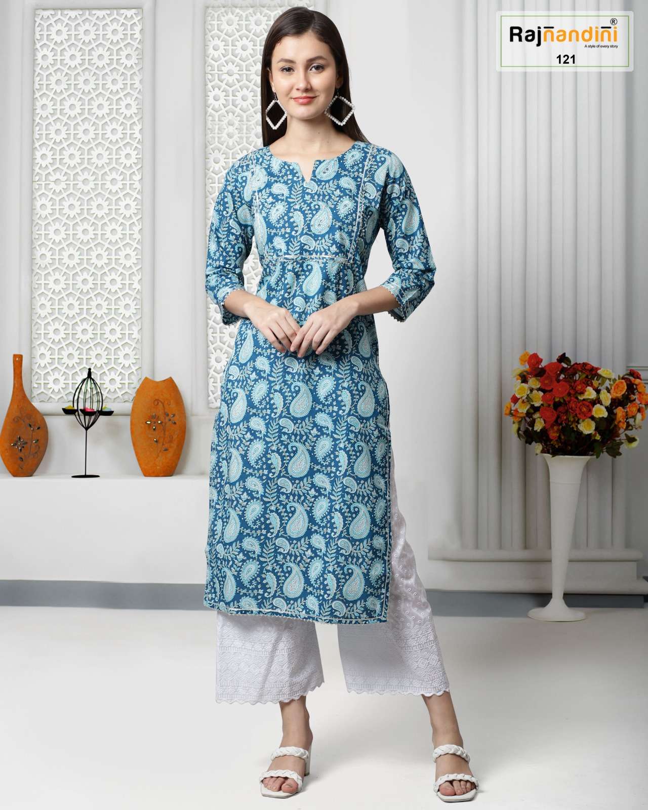Rajnandini Srivalli Designer Casual Wear Kurtis Catalogue Set