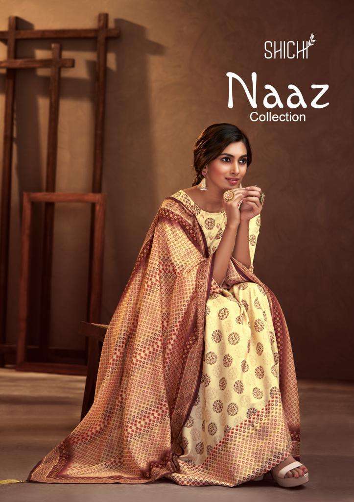 Shichi Naaz Party Wear Nayra Cut Gown Dupatta Set Dealler