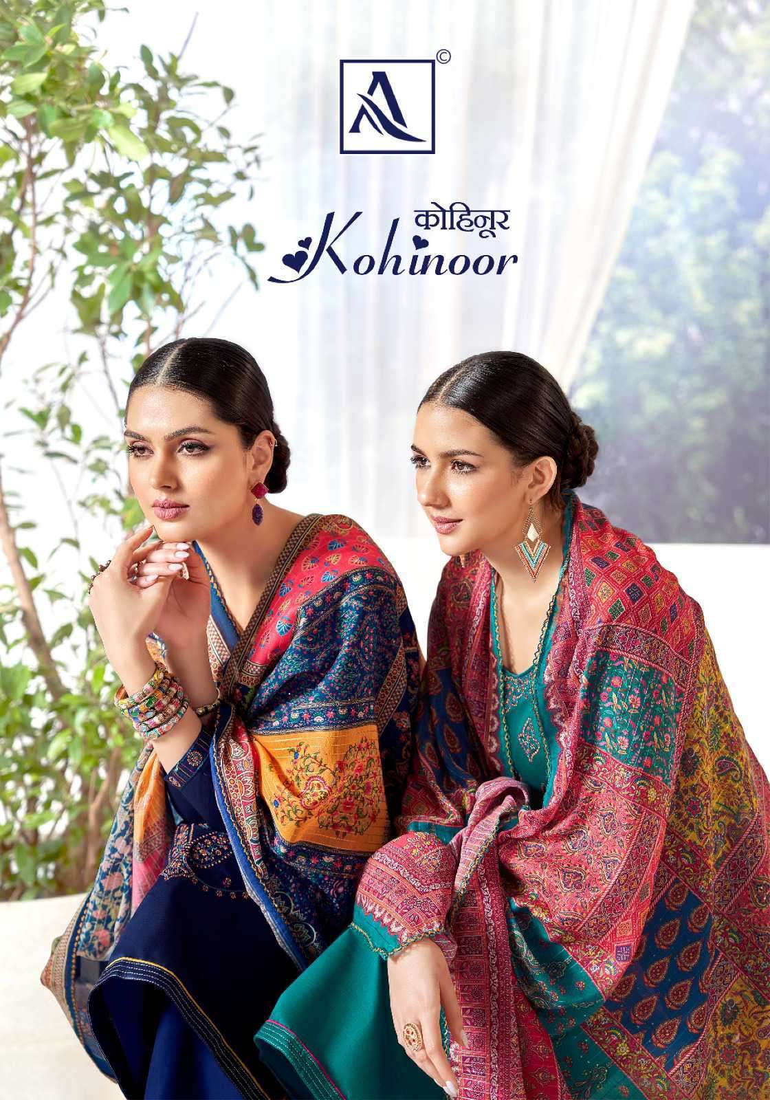 Alok Suit Kohinoor Kashmiri Style Cotton Ladies Dress Suppliers