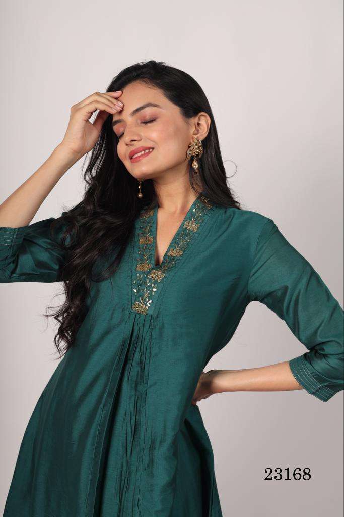 Indira 23168 Pure Chanderi Silk Tradition Designs
