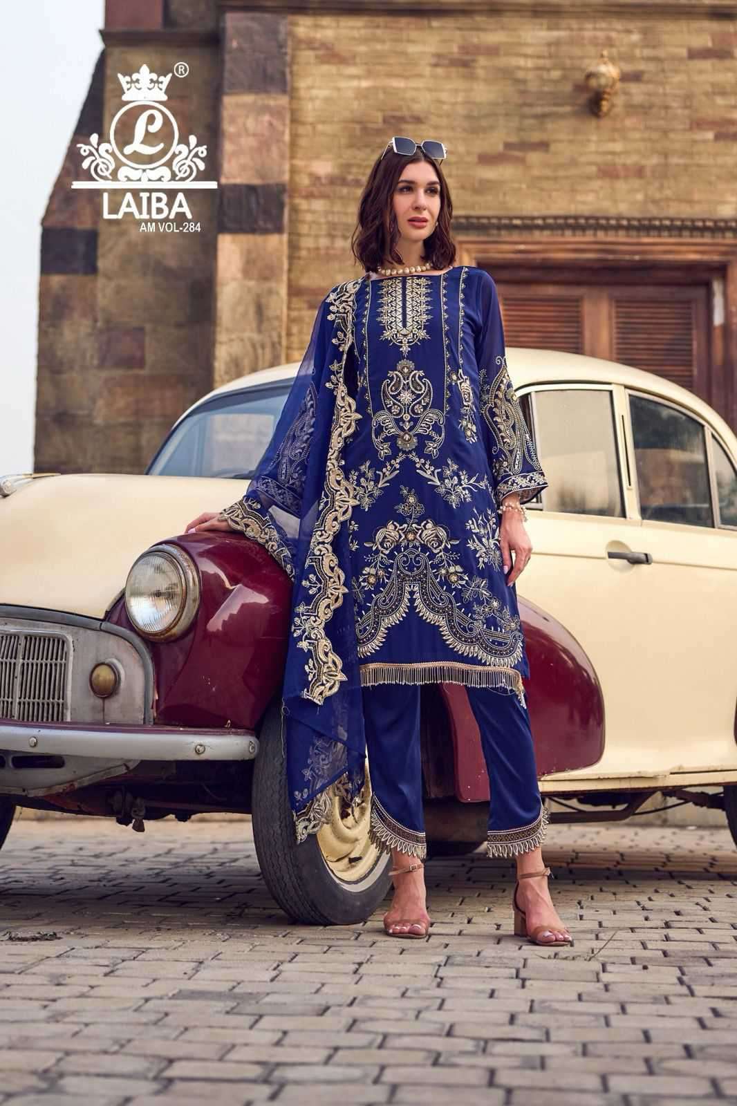 Laiba Am Vol 284 Pakistani Suit Collection Dealers`