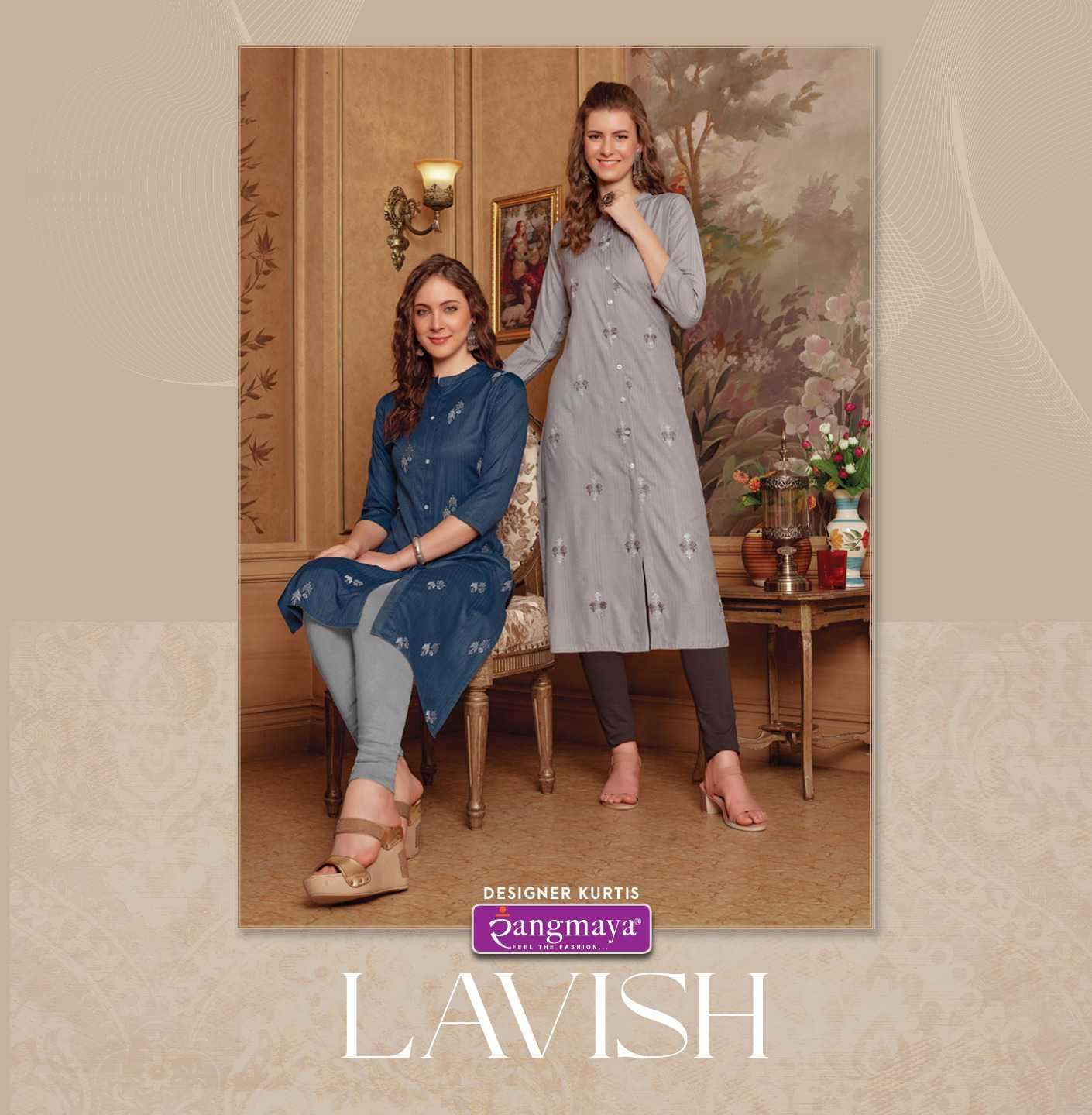 Rangmaya Lavish Fancy A Line Casual Wear Kurti Suppliers