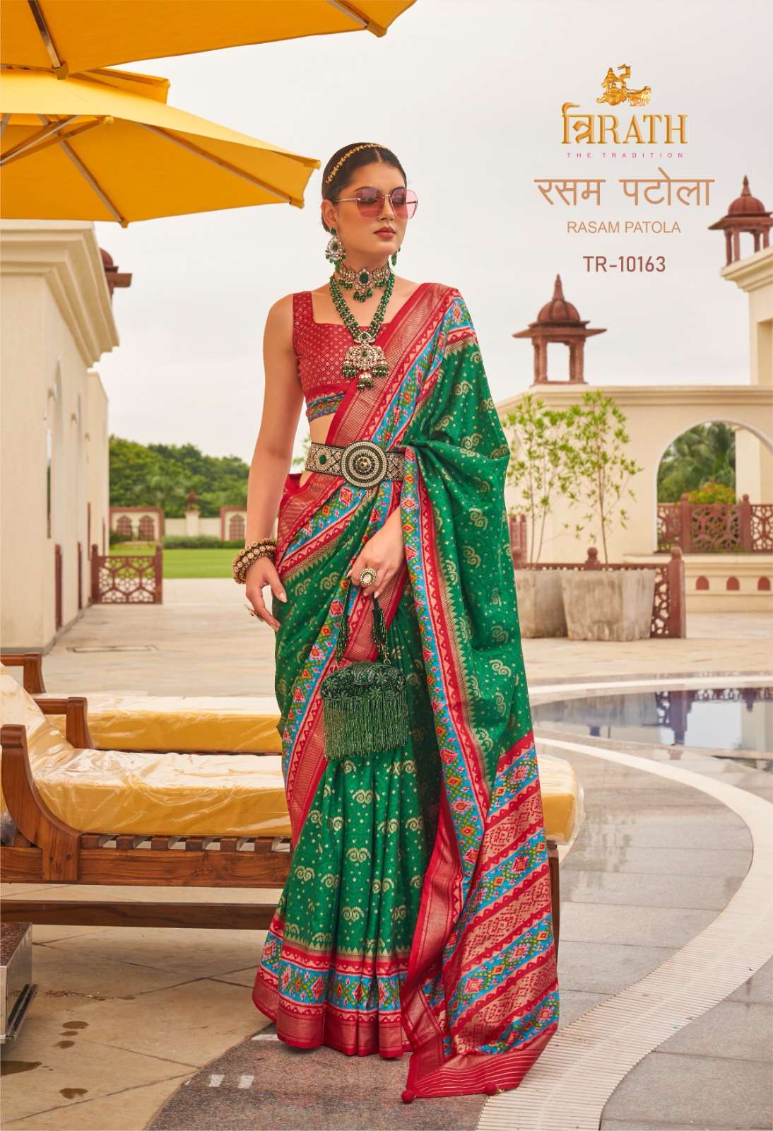 Trirath Rasam Patola exclusive designer saree dealer