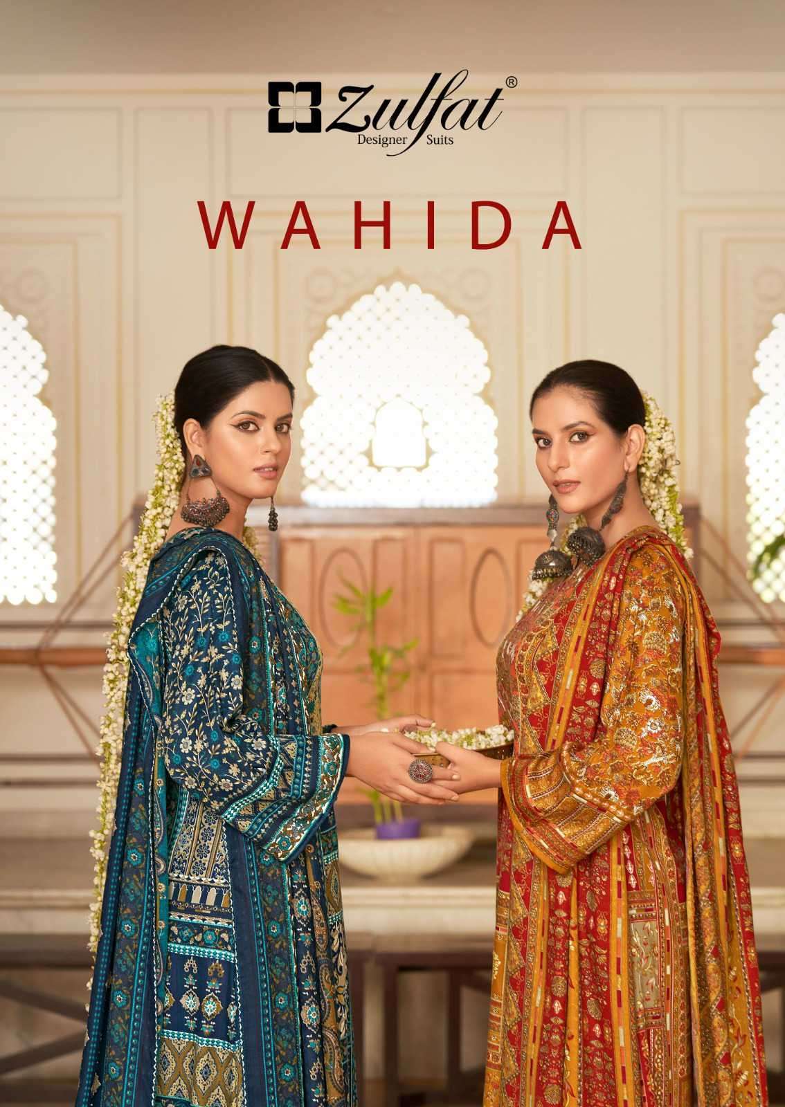Zulfat Wahida Designer Print Pashmina Dress Suppliers