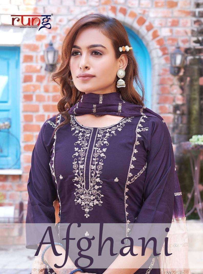 Rung Afghani Fancy Afghani Style Kurti Collection