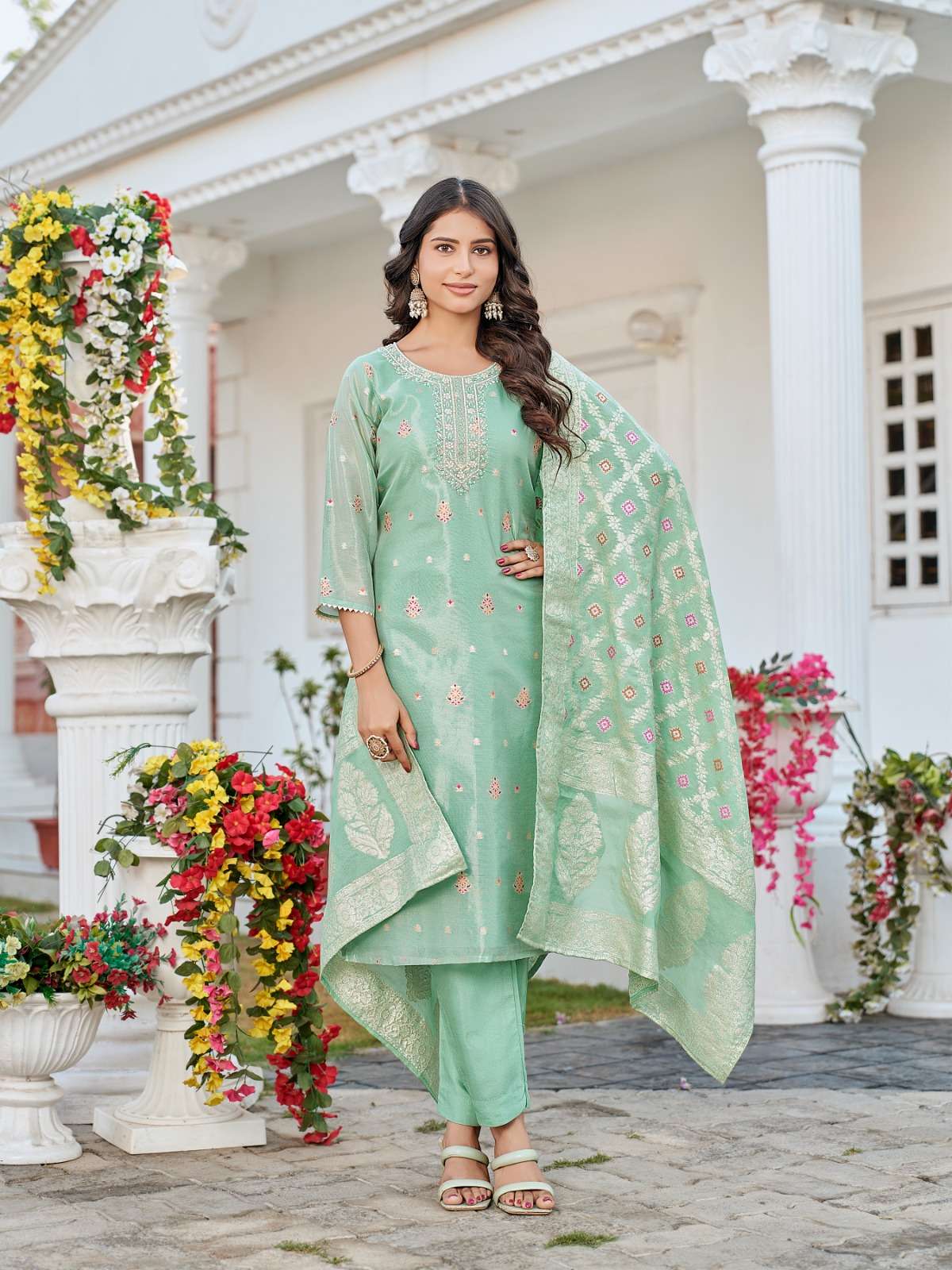 AANCHI designer printed suit