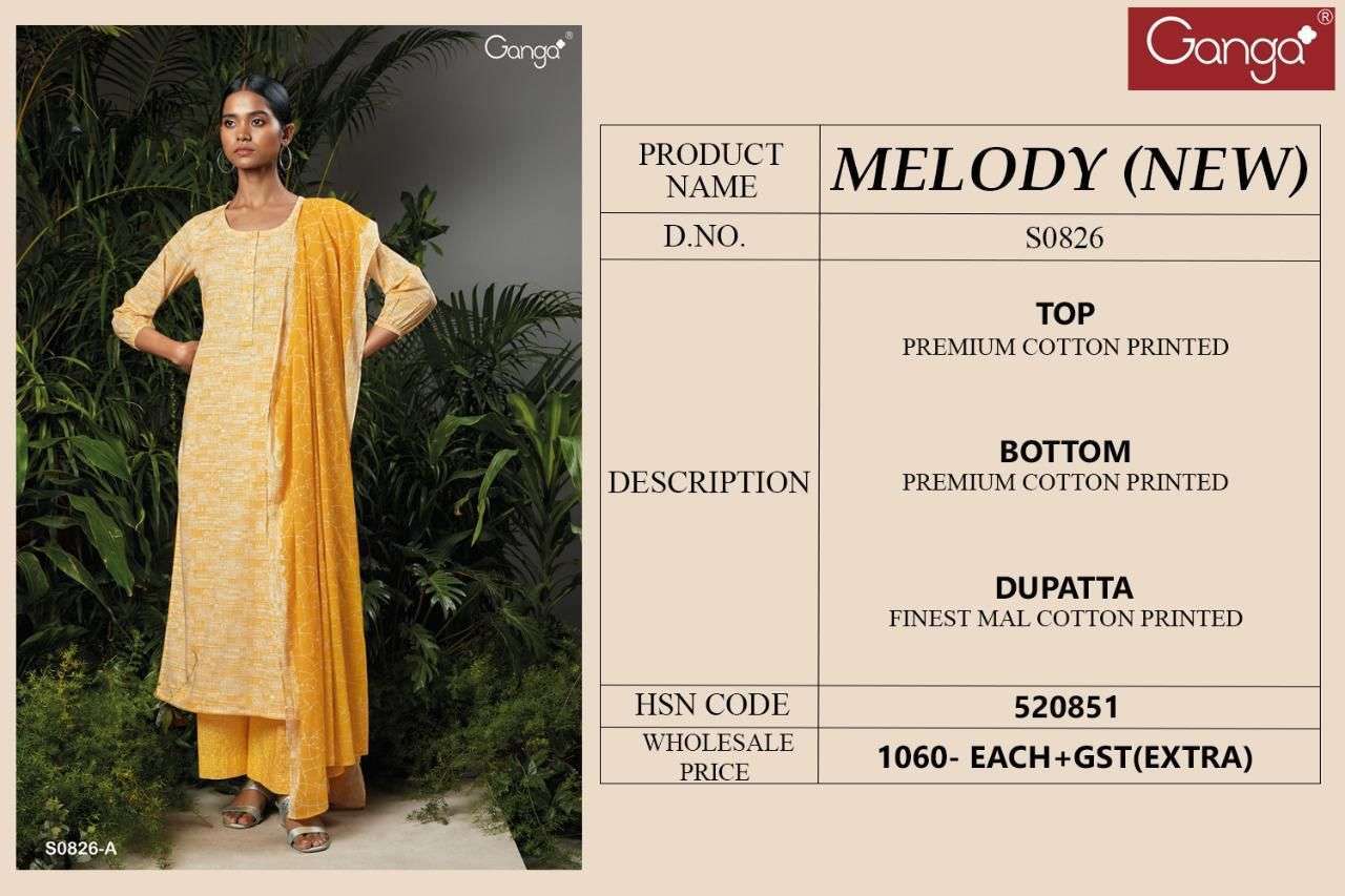 ganga melody 826 fancy cotton unstitched ladies suit collection wholesale 7 2022 03 27 16 34 11