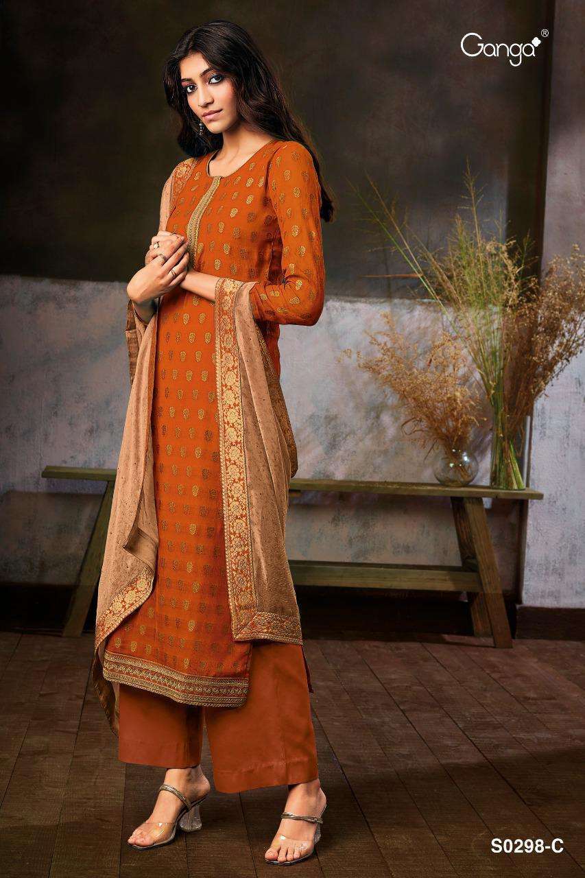 Chiffon party 2024 wear suits