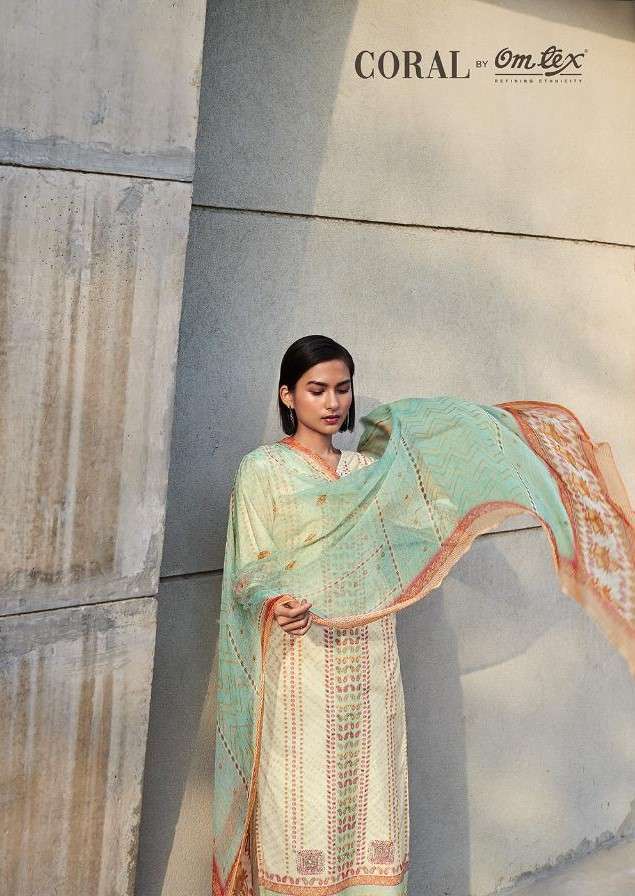 Omtex Coral Designer Cotton Salwar Suit New Collection Dealer