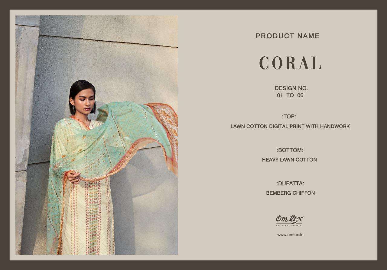 Omtex Coral Designer Cotton Salwar Suit New Collection Dealer