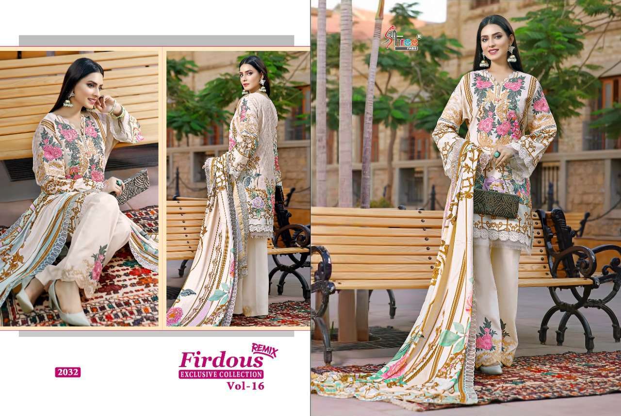 Shree Fabs Firdous Exclusive Collection 16 Remix Pakistani Suit
