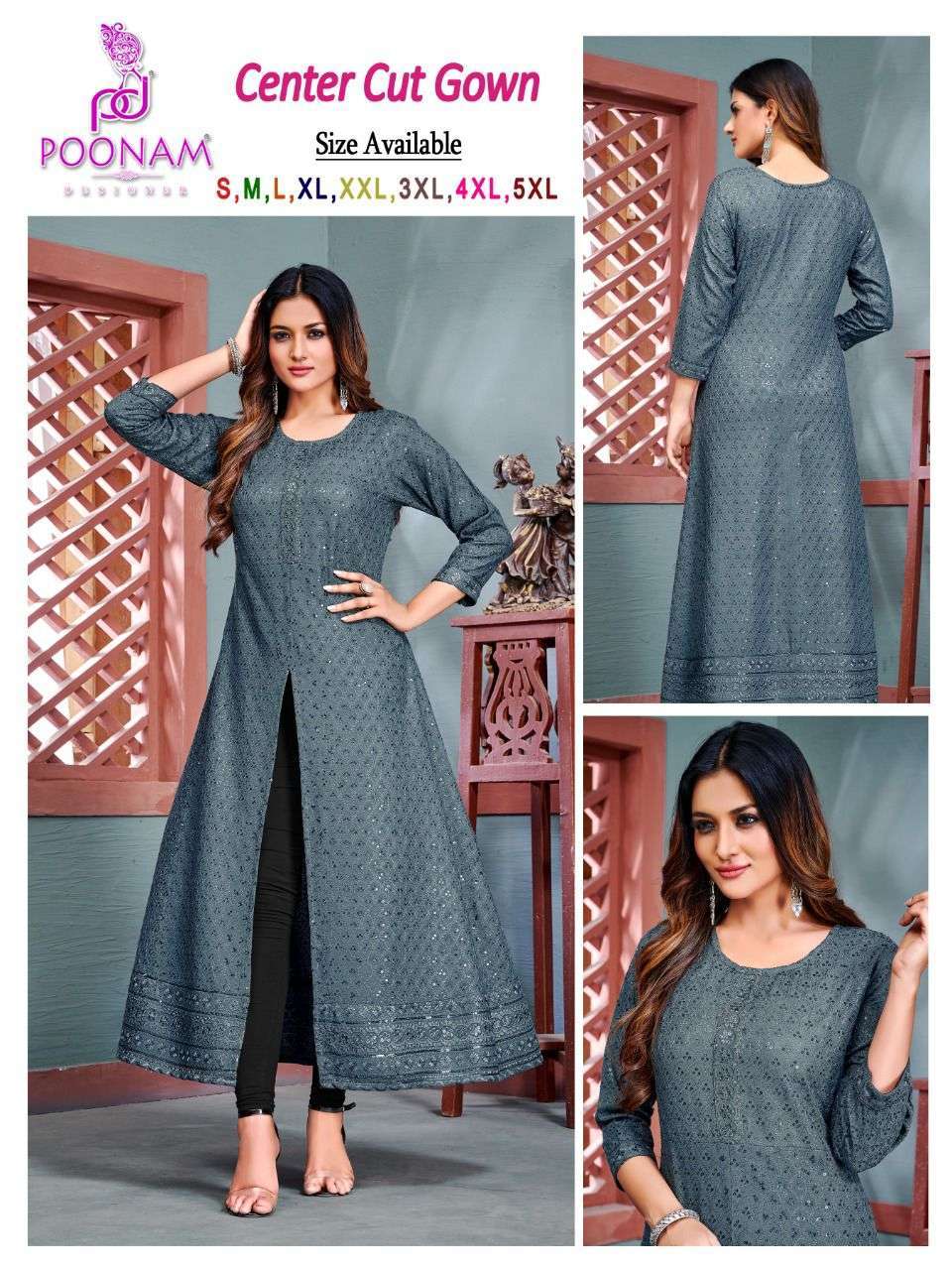 Buy online Grey Cotton Front Slit Kurti from Kurta Kurtis for Women by  Svarchi- Flashing Beautifuly for ₹559 at 65% off | 2024 Limeroad.com