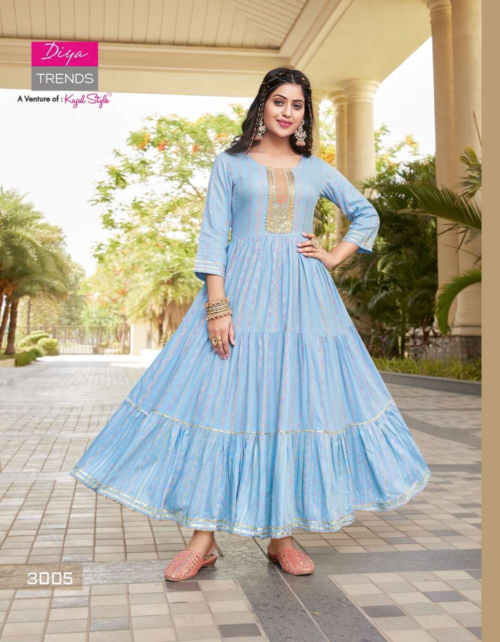 Fancy Long Party Wear Ladies Gown at Best Price in Dhanbad | New Fashion  World