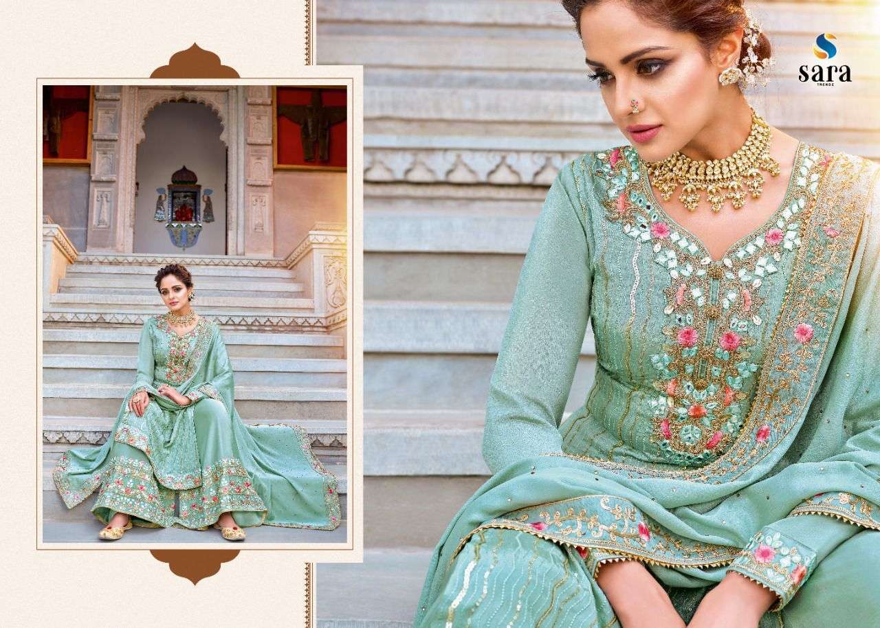 Sara Ali Khan revives regal elegance in tissue silk churidar salwar suit |  Times of India