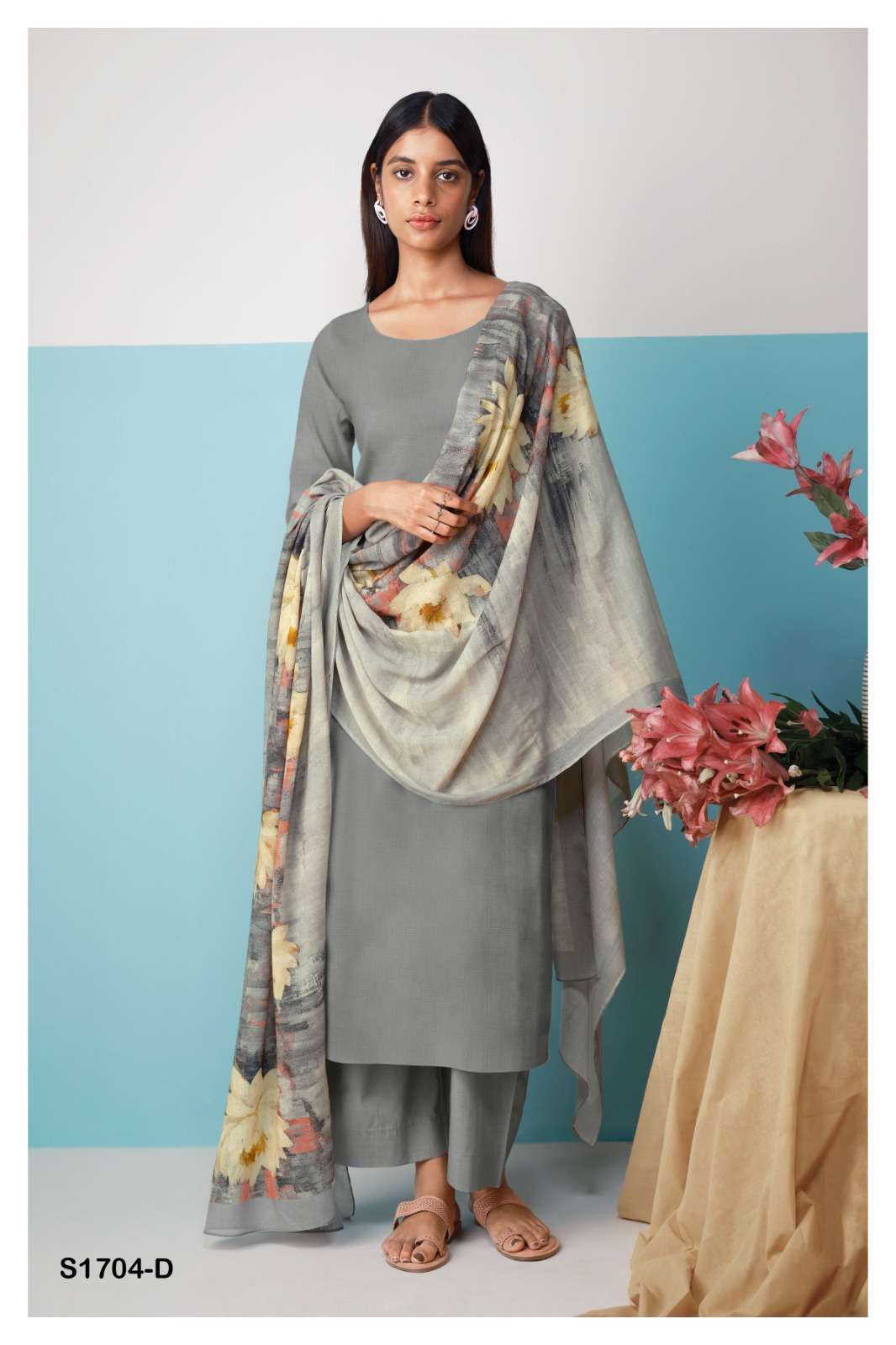 Ganga Ora 1704 Fancy Cotton Salwar Kameez Catalog Dealer