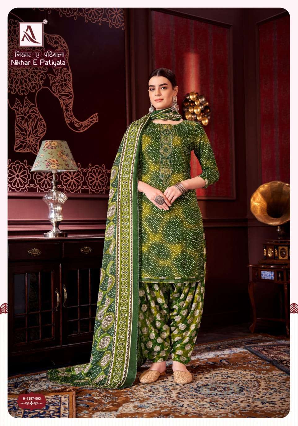 Designer Women's Wear Salwar Kameez Suits Pakistani Indian Punjabi Patiyala  Dress ( Green, L - 42 ) - Walmart.com