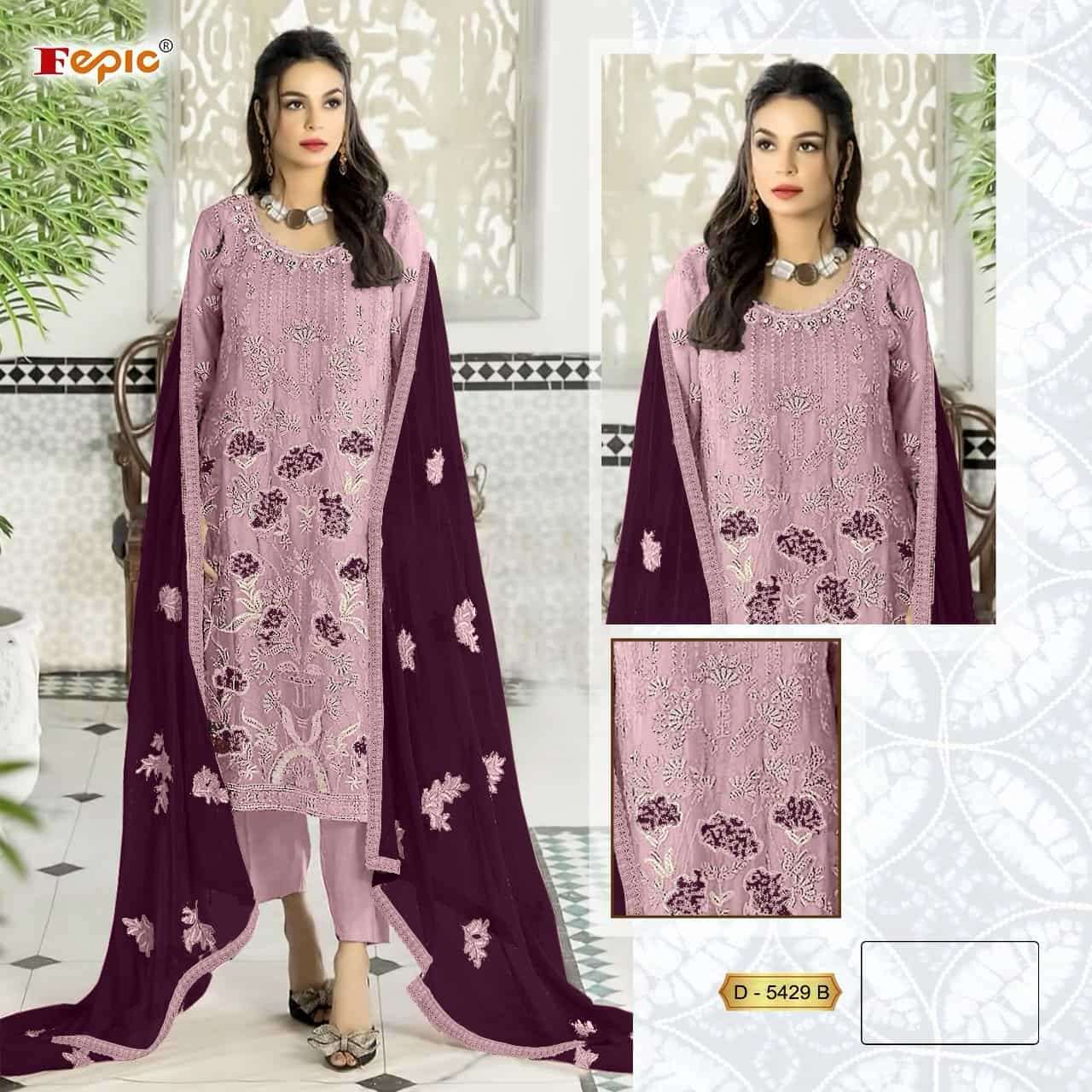 Fepic D 5429 Colors Designer Pakistani Salwar Suit Dealers