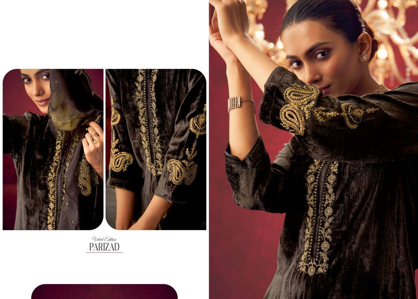 Pakistani Designer Velvet Dresses Brand Online – sajdhajboutique